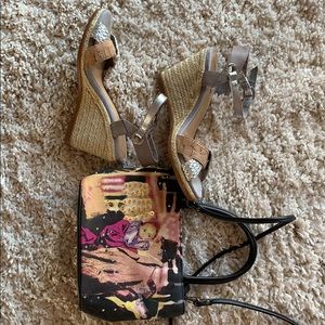 Sperry Wedges and purse